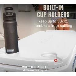 Budget 💯 Coleman&reg; 316 Series&trade; Wheeled Marine Cooler, 100 Qt., Polypropylene, White 😍 -Serveware & Tableware Sales Store 316 Marine 4