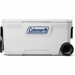 Budget 💯 Coleman® 316 Series™ Wheeled Marine Cooler, 100 Qt., Polypropylene, White 😍
