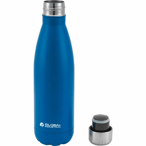 Cheap ๐ Global Industrial Double Wall Stainless Water Bottle, Blue, 17 Oz. ๐ 2 Cheap ๐ Global Industrial Double Wall Stainless Water Bottle, Blue, 17 Oz. ๐ - Image 2