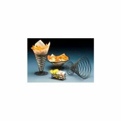 Coupon ⭐ American Metalcraft BNB9 - Birdnest Basket, 9" Dia. x 4"H, Conical, Wire W/Black Finish 👏