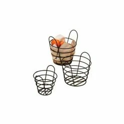 Best reviews of 🎉 American Metalcraft BWB750 - Basket, Round, 7" Dia. x 5"H, Black Wire 🛒