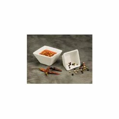 Hot Sale 🤩 American Metalcraft CSC15 - Sauce Cup, 1-1/2 Oz., Square, Porcelain 🎉