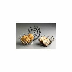 Best reviews of 🔔 American Metalcraft FRUB12 - Thatch Basket, 8" Dia. x 3-5/8"H, Black Finish ✔️