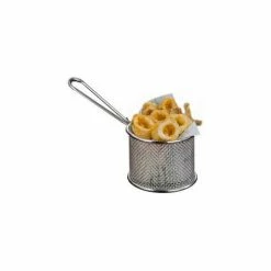 Flash Sale 🛒 American Metalcraft FRYR375 - Tabletop Serving Fry Basket, 3-3/4" Dia., 2-7/8"H, Round, Fine Mesh 🤩