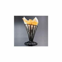 Brand new 🛒 American Metalcraft FWB4 - French Fry Basket, 4-1/2" x 7-1/2", Slanted, Black 👍