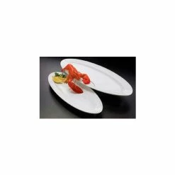 Discount ⌛ American Metalcraft MEL50 - Endurance Boat Platter/Tray, 28" L, White ✨