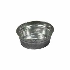 Outlet 😍 American Metalcraft MTUB83 - Tub, 8" Dia. x 3H", Handles, Galvanized Steel 🔔