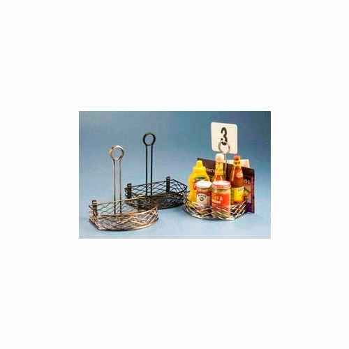 Buy 𧨠American Metalcraft SRBNB1 - Birdnest Condiment Rack, 5-5/8 x 8 x 9-1/8, Semi Round Wire, Black 𧨠1 Buy 𧨠American Metalcraft SRBNB1 - Birdnest Condiment Rack, 5-5/8 x 8 x 9-1/8, Semi Round Wire, Black π§¨