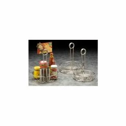 Coupon ⌛ American Metalcraft SSCC7 - Condiment Rack, 7-1/2" Dia., Scroll Design 😍