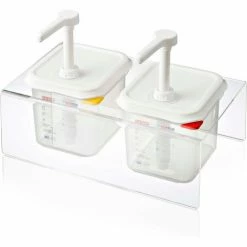 Buy ❤️ Araven Sauce Dispenser Set 2 X 1/6 Size + Pumps Clear ✨