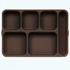Cheapest ⭐ Cambro 10146DCP167 - Tray 6 Compartment, Deep, Brown - Pkg Qty 24 🎉