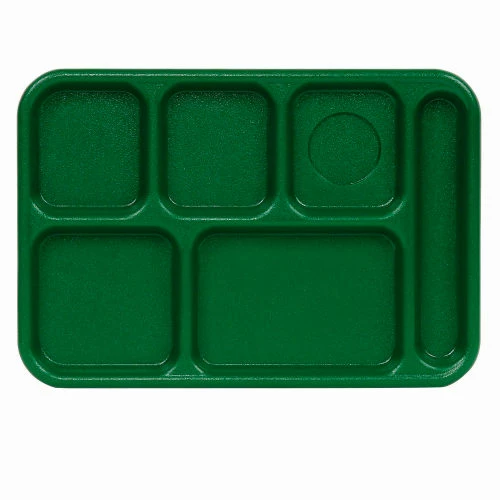 Best deal 🎉 Cambro 10146CW119 - School Tray 10" x 14" 6 Compartment, Sherwood Green - Pkg Qty 24 ❤️ 1 Best deal 🎉 Cambro 10146CW119 - School Tray 10" x 14" 6 Compartment, Sherwood Green - Pkg Qty 24 ❤️