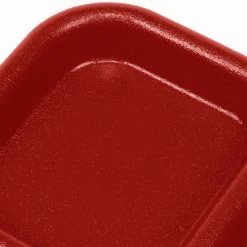 Budget 🎉 Cambro 10146CW416 - School Tray 10" x 14" 6 Compartment, Cranberry - Pkg Qty 24 ⭐ -Serveware & Tableware Sales Store B62467 02