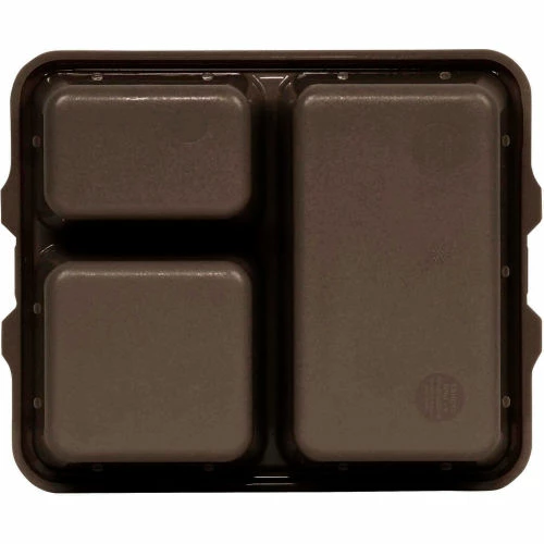 Buy 👏 Cambro 9113CP167 - Tray 3 Compartment Deep, Brown - Pkg Qty 24 😍 2 Buy 👏 Cambro 9113CP167 - Tray 3 Compartment Deep, Brown - Pkg Qty 24 😍 - Image 2