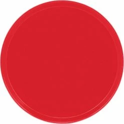 Coupon 😉 Cambro 1950510 - Camtray 19.5" Round Low, Signal Red - Pkg Qty 12 ❤️