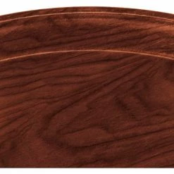 Promo ❤️ Cambro 1550308 - Camtray 15.5" Round Low, Burma Teak - Pkg Qty 12 😀 -Serveware & Tableware Sales Store B64360 02