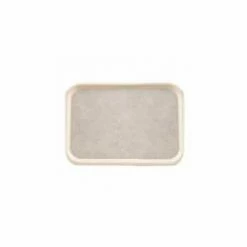 Outlet ⭐ Cambro 1520VC380 - Versa Camtray, Rectangular, 15" x 20", Non-Skid, Dishwasher Safe, Ivory w/Sahara - Pkg Qty 12 🤩