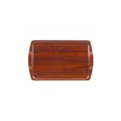 Top 10 🛒 Cambro 1525RST376 - Room Service Tray, Rectangular, 14" x 21", Low Profile, Dishwasher Safe, Walnut - Pkg Qty 12 🔥