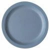 New 🔥 Cambro 825CWNR401 - Plate Narrow Rim, 8 1/4", Slate Blue - Pkg Qty 48 ✔️