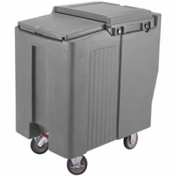 Outlet 🔥 Cambro ICS125T191 - Ice Caddy, Granite Gray, 125 Lbs. Cap., Tall 🥰