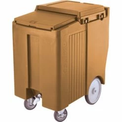 Cheapest 😀 Cambro ICS175TB157 - Ice Caddy, Beige, 175lbs. Cap, Tall, 2 Swivel, 1 w/Brake, 2, 10" Easy Wheels 🛒