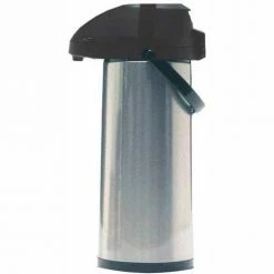 Budget 👏 Classic Coffee Concepts 2.2-Liter Airpot w/ Lever Pump, Chrome/Black, AP75R ✨