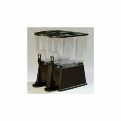 Cheap 🔥 Carlisle 1085103 - Trimline Premium Beverage Server, 3 Gallon, Double Base, Rectangular, Black 🔥