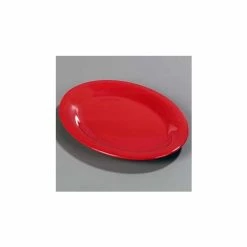 Buy 🥰 Carlisle 3308205 - Sierrus™ Oval Platter 12" x 9-1/4", Red - Pkg Qty 12 🛒
