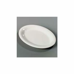 New 👍 Carlisle 3308242 - Sierrus™ Oval Platter 12" x 9-1/4", Bone - Pkg Qty 12 🛒