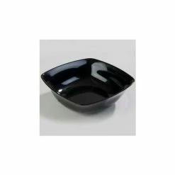 Promo 🎉 Carlisle 3336003 - Bowl, 5 Qt., 11-3/4", Square, Flared, Black - Pkg Qty 4 💯