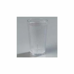 Best Pirce ⌛ Carlisle 401207 - Crystalon® Stack-All® SAN Tumbler 12 Oz., Clear, Ribbed Texture - Pkg Qty 48 🔔