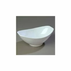 New ✨ Carlisle 041102 - Scoop Bowl, 4 Quart, 14" x 9", White - Pkg Qty 4 ✨