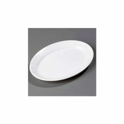 Cheapest 👍 Carlisle 4356002 - Dallas Ware® Oval Platter 12" x 8-1/2", White - Pkg Qty 24 ⌛