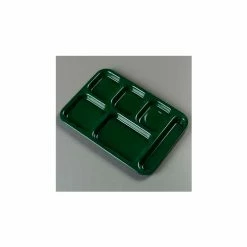 Coupon ❤️ Carlisle 4398808 - Right-Hand Heavy Weight Compartment Tray, Forest Green - Pkg Qty 12 🌟