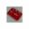 Best Pirce 🎉 Carlisle 4398885 - Right-Hand Heavy Weight Compartment Tray, Dark Cranberry - Pkg Qty 12 🎉
