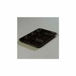 Cheap 🥰 Carlisle 614R03 - Right-Hand Compartment Tray, Black - Pkg Qty 24 🔥