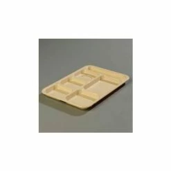 Outlet 🔥 Carlisle 614R25 - Right-Hand Compartment Tray, Tan - Pkg Qty 24 😉