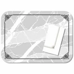 Best Sale 🔔 Dinex DX5320M - Marbled Elegance Pattern W/Straight Edge Round Corner, 13-5/8"x 18-3/4", 1000/Cs 🌟