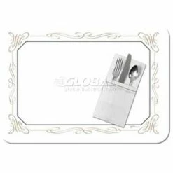 Buy 🔔 Dinex DX5350M - Filigree Traycover W/Straight Edge Round Corner, 13-5/8" x 18-3/4", 1000/Cs ✨