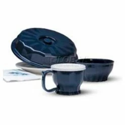 Outlet 🔥 Dinex DX9300B50 - Tropez Bowl, High-Temp, 9 Oz., 48/Cs, Dark Blue ✨