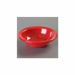 Best Pirce ⭐ Carlisle KL80505 - Kingline™ Rimmed Fruit Bowl 4.4 Oz., 4-19/32", Red - Pkg Qty 48 ❤️