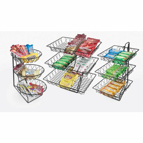 Flash Sale 🤩 Cal-Mil 1292-3 Round Wire Merchandiser 3 Tier 12"W x 18"D x 22"H ⌛ 1 Flash Sale 🤩 Cal-Mil 1292-3 Round Wire Merchandiser 3 Tier 12"W x 18"D x 22"H ⌛