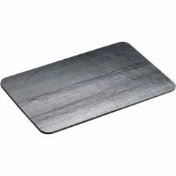 Promo 🥰 Cal-Mil 1522-44-65 Square Slate Serving / Display Stone 4"W x 4"D x 1/4"H Black - Pkg Qty 6 ⭐