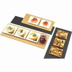 Best Pirce 🎁 Cal-Mil 1530-616-14 Rectangle Flat Bread Board 16"L x 6"W x 1/4"H Natural - Pkg Qty 3 👏