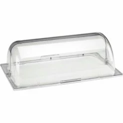 Flash Sale 🛒 Cal-Mil 1703 Polycarbonate Roll Top Cover 12"W x 20"D x 7"H - Pkg Qty 2 🌟