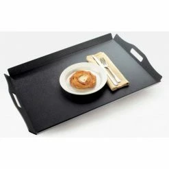 Best reviews of ✨ Cal-Mil 930-2-13 Black Room Service Tray 16"W x 13"D x 1"H - Pkg Qty 12 😍