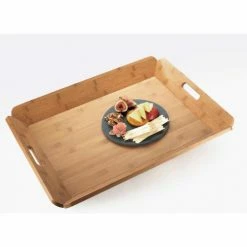 Discount 🎉 Cal-Mil 958-1-60 Bamboo Room Service Tray 22-1/2"W x 17"D - Pkg Qty 6 🧨