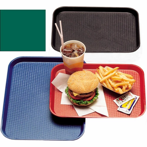 Budget ๐ Cambro 1418FF119 - Tray Fast Food 14" x 18", Sherwood Green - Pkg Qty 12 ๐ 1 Budget ๐ Cambro 1418FF119 - Tray Fast Food 14" x 18", Sherwood Green - Pkg Qty 12 ๐