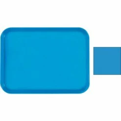 Outlet 🧨 Cambro 1520CW168 - Tray Camwear 15" x 20" Rectangular, Blue - Pkg Qty 12 🎉