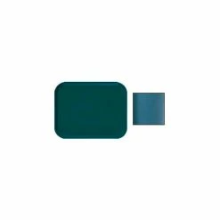 Coupon 🎉 Cambro 1622414 - Camtray 16" x 22" Rectangle, Teal - Pkg Qty 12 💯